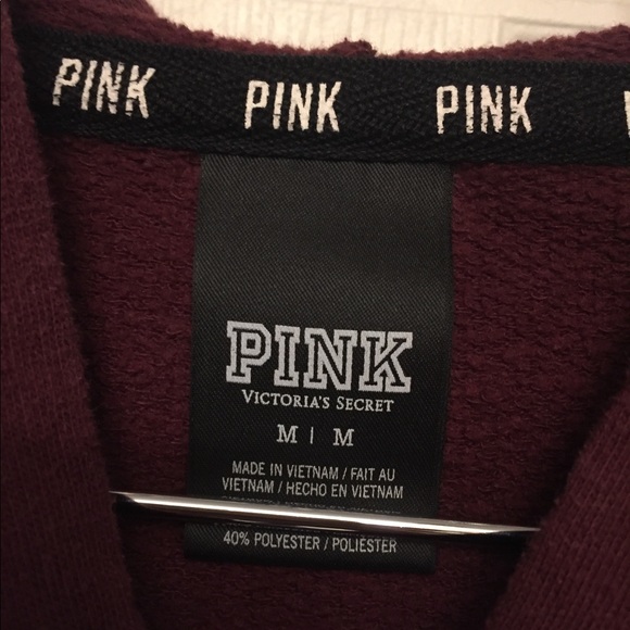 Pink Zip Up Hood Size Medium - Picture 3 of 5